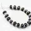 Natural Coated Pyrite Faceted Roundle Beads strand Length 4 Inches and Size 6.5mm to 7.5mm approx.